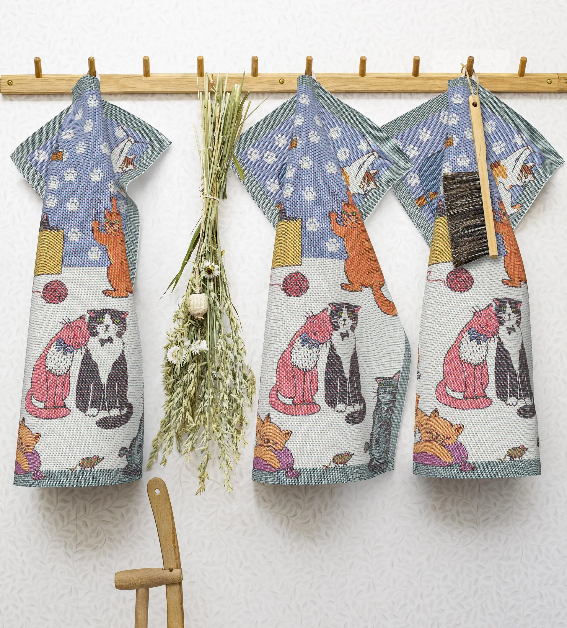 Cats fun Geschirrtuch, 35 x 50cm Ekelund Linneväveri