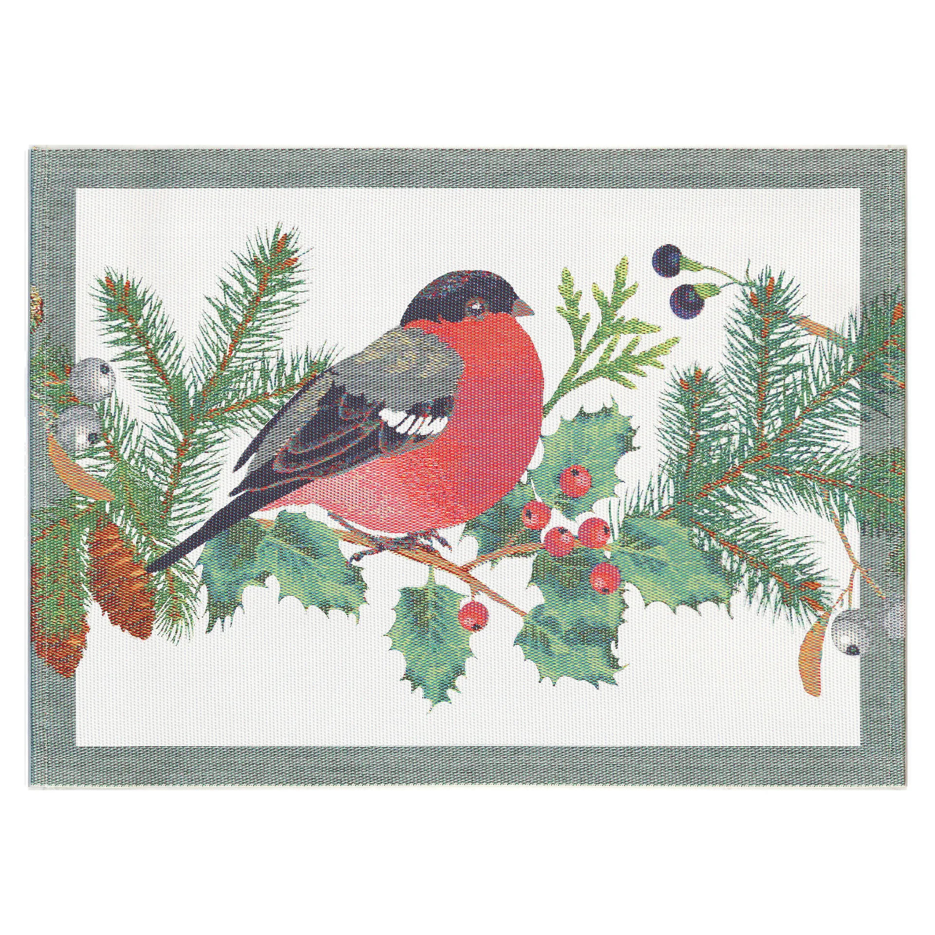 Domherre Platzdecke 35 x 48cm, Multi Ekelund Linneväveri