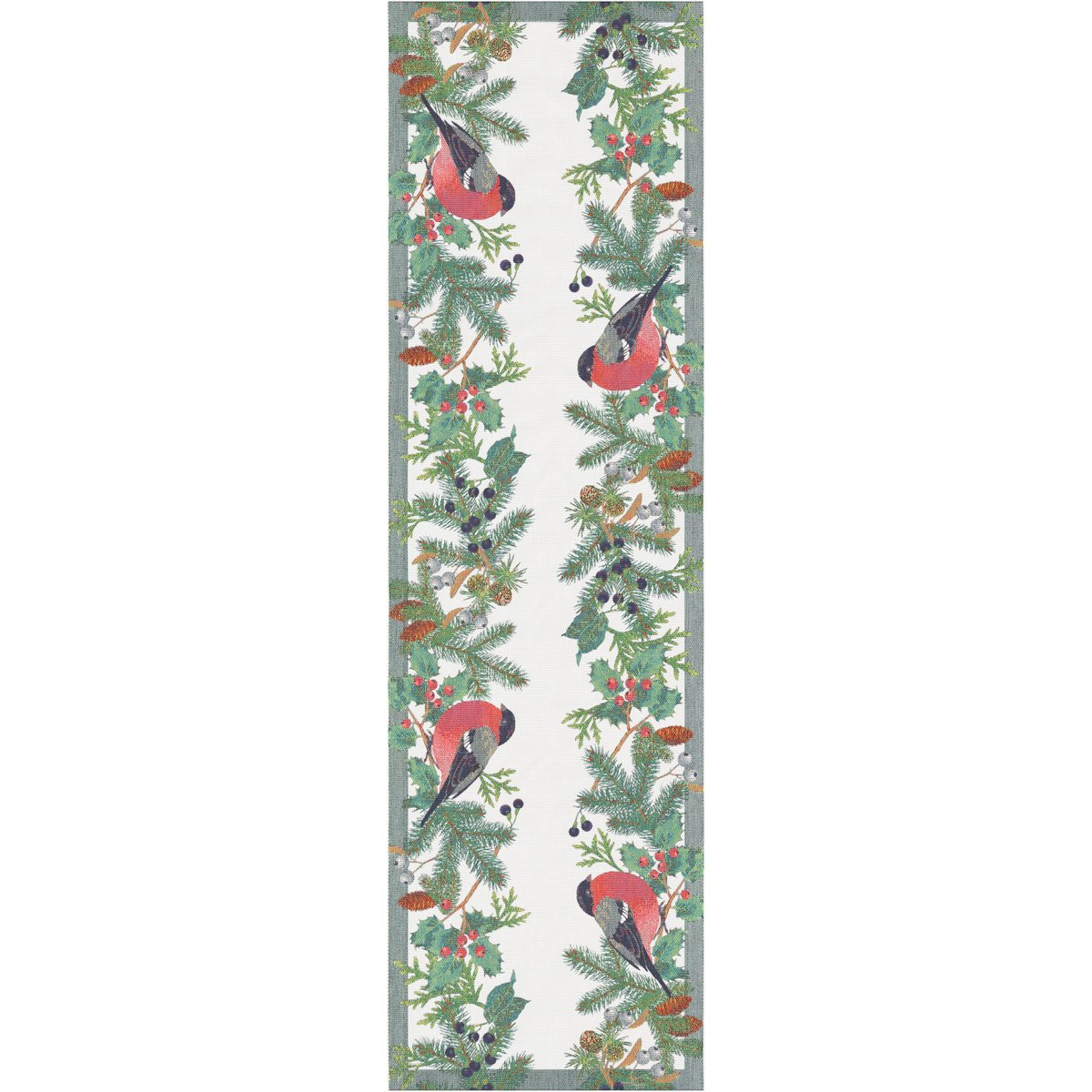 Ekelund Linneväveri Domherre Tischläufer 35 x 120cm Multi