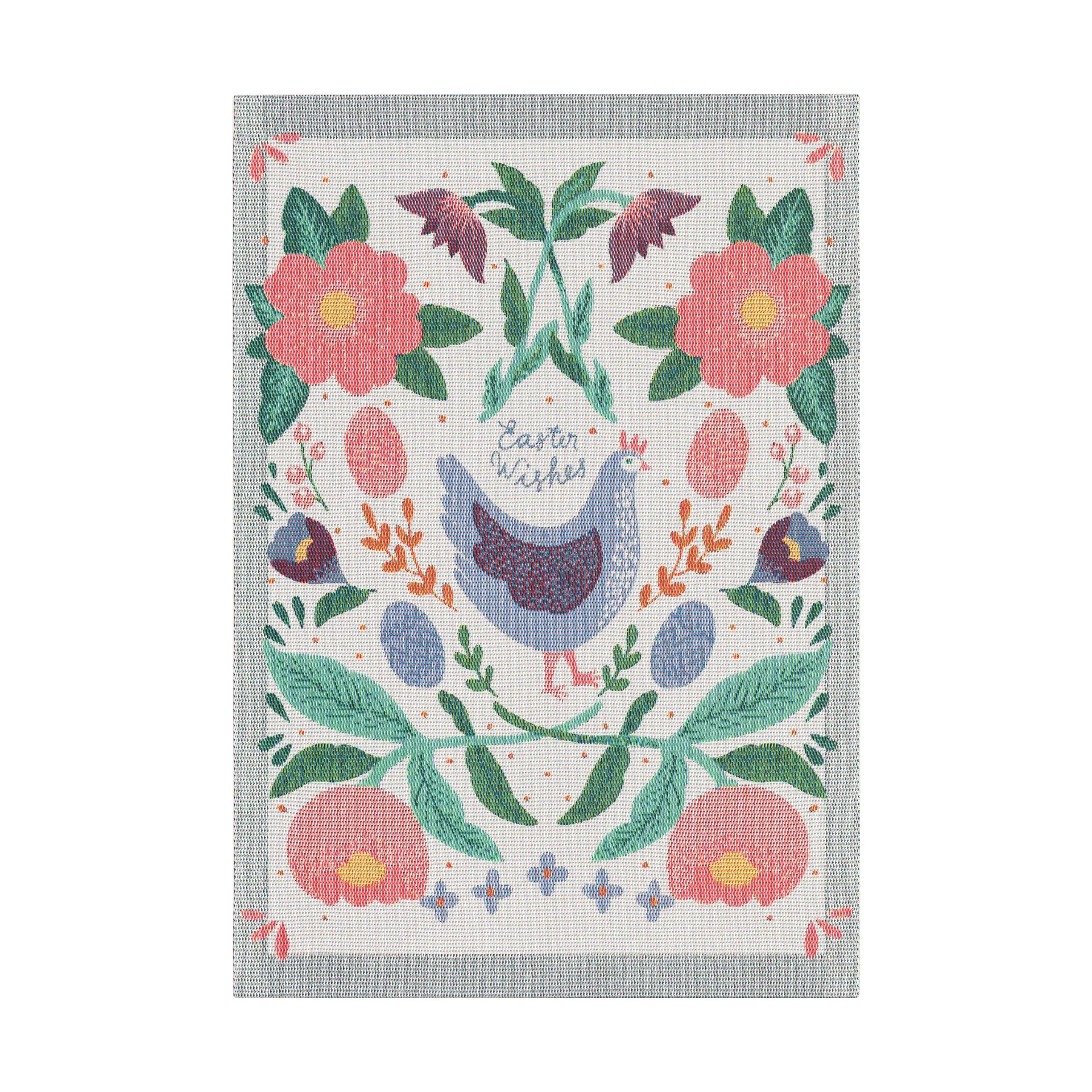 Easter chicken Geschirrtuch 35x50 cm, Multi Ekelund Linneväveri