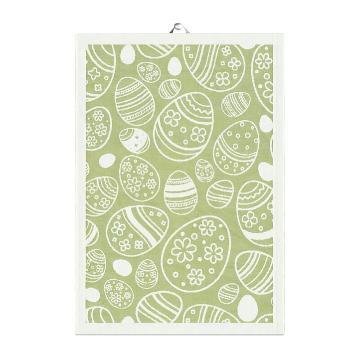Easter Egg Geschirrtuch 35 x 50cm - Grün - Ekelund Linneväveri