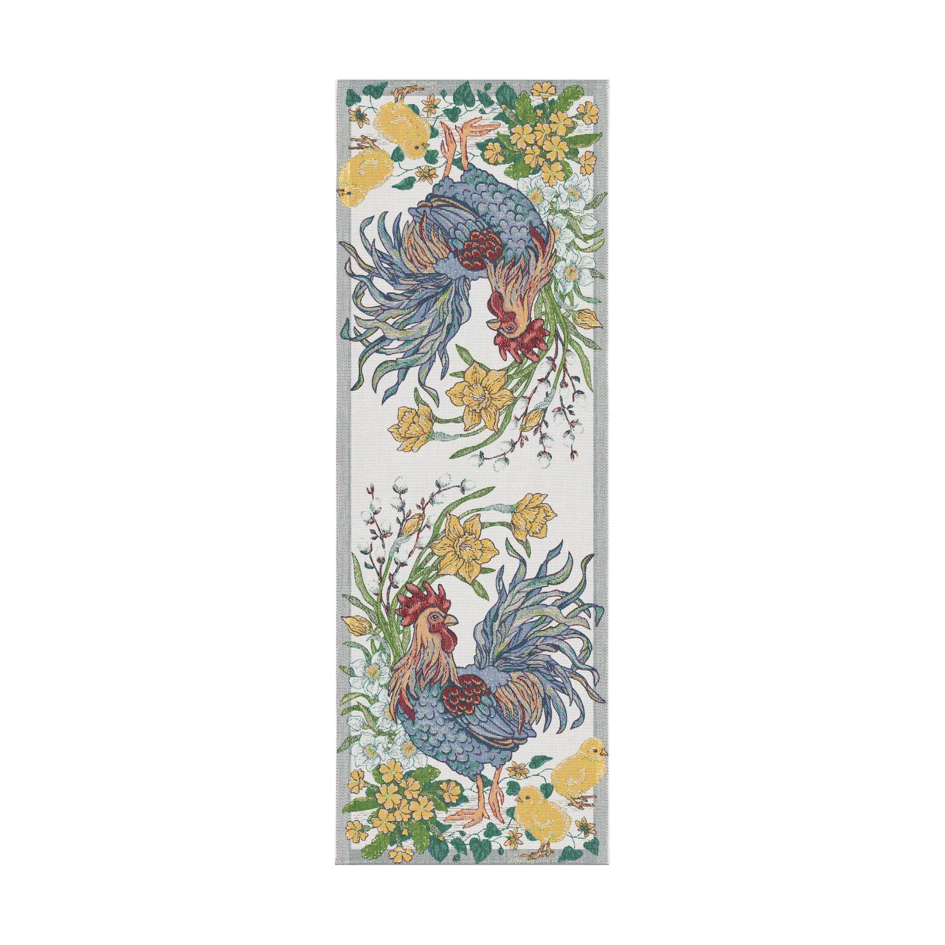 Fjäderblom Tischläufer 35x100 cm, Multi Ekelund Linneväveri