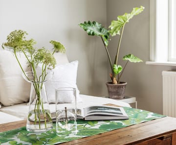 Foliage Tischläufer 35 x 120cm - Grün - Ekelund Linneväveri