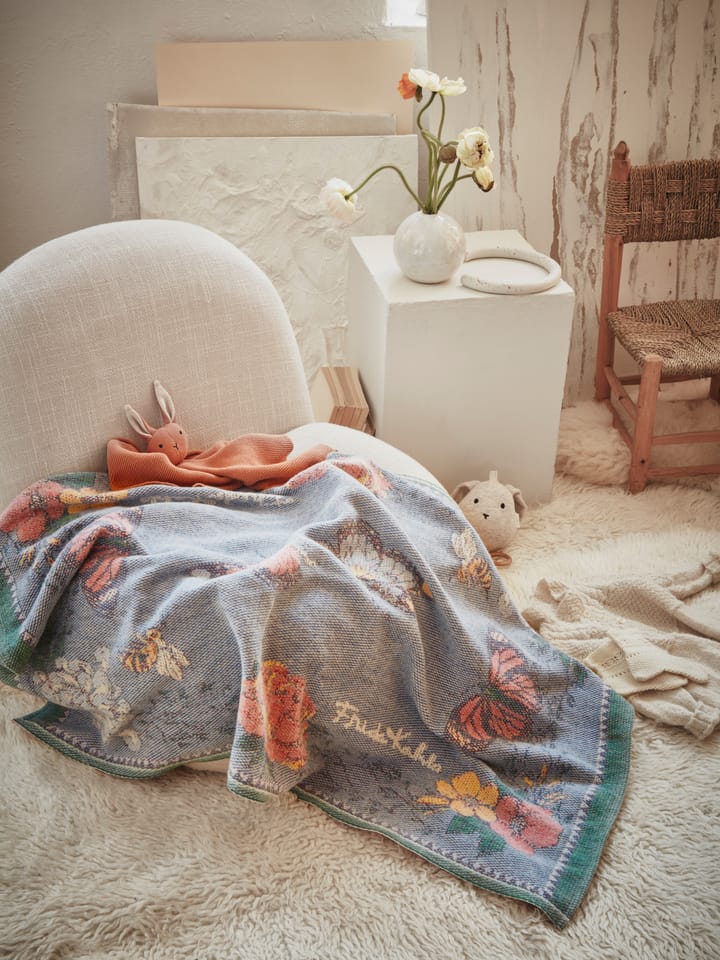 Frida Kahlo Babydecke 72 x 105cm, Vida Ekelund Linneväveri