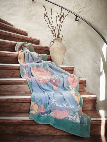 Frida Kahlo Decke 140 x 170cm - Vida - Ekelund Linneväveri