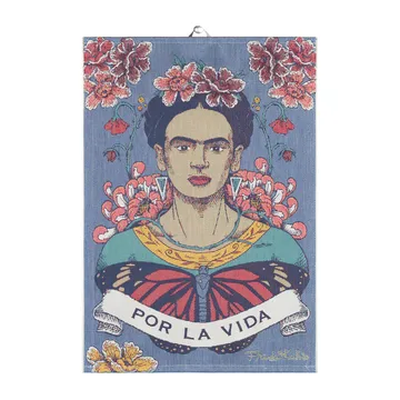 Frida Kahlo Geschirrtuch 35 x 50cm - Vida - Ekelund Linneväveri