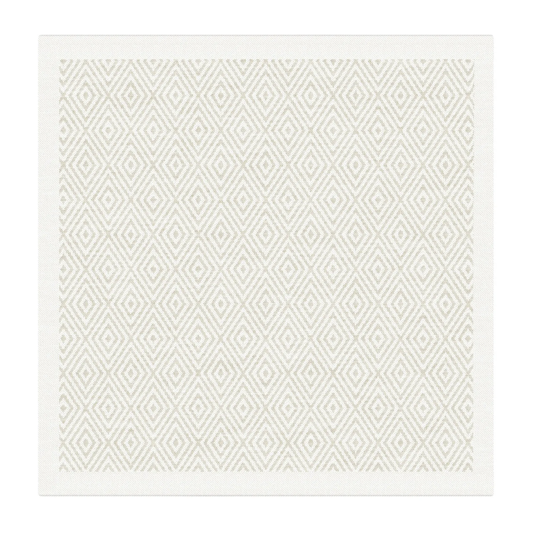 Gåsöga Serviette gebleicht, 35 x 35cm Ekelund Linneväveri