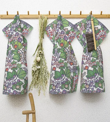 Gooseberries Geschirrtuch 35 x 50cm - Grün - Ekelund Linneväveri