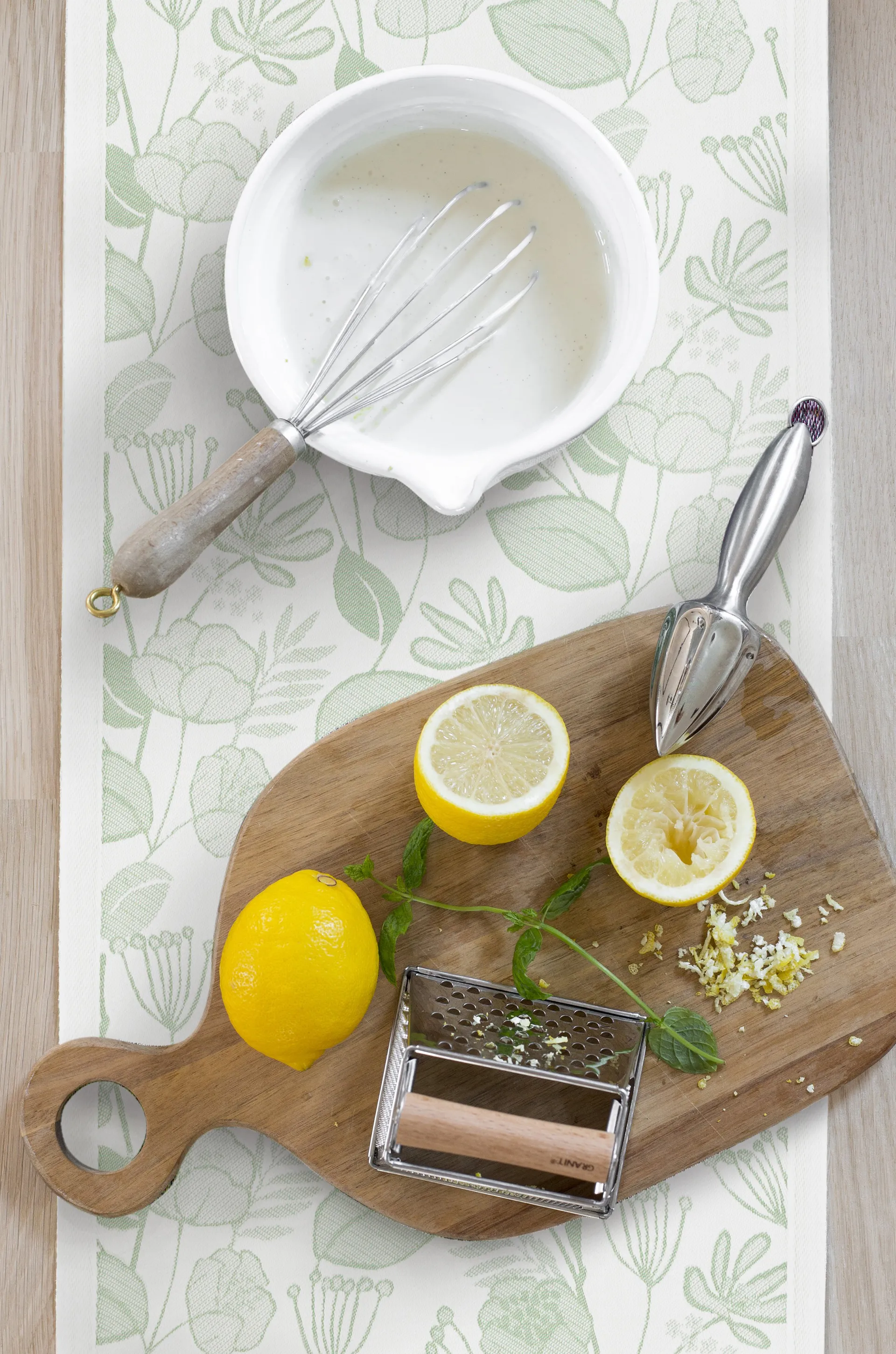 Grönska Tischläufer 35x120 cm, Grün Ekelund Linneväveri