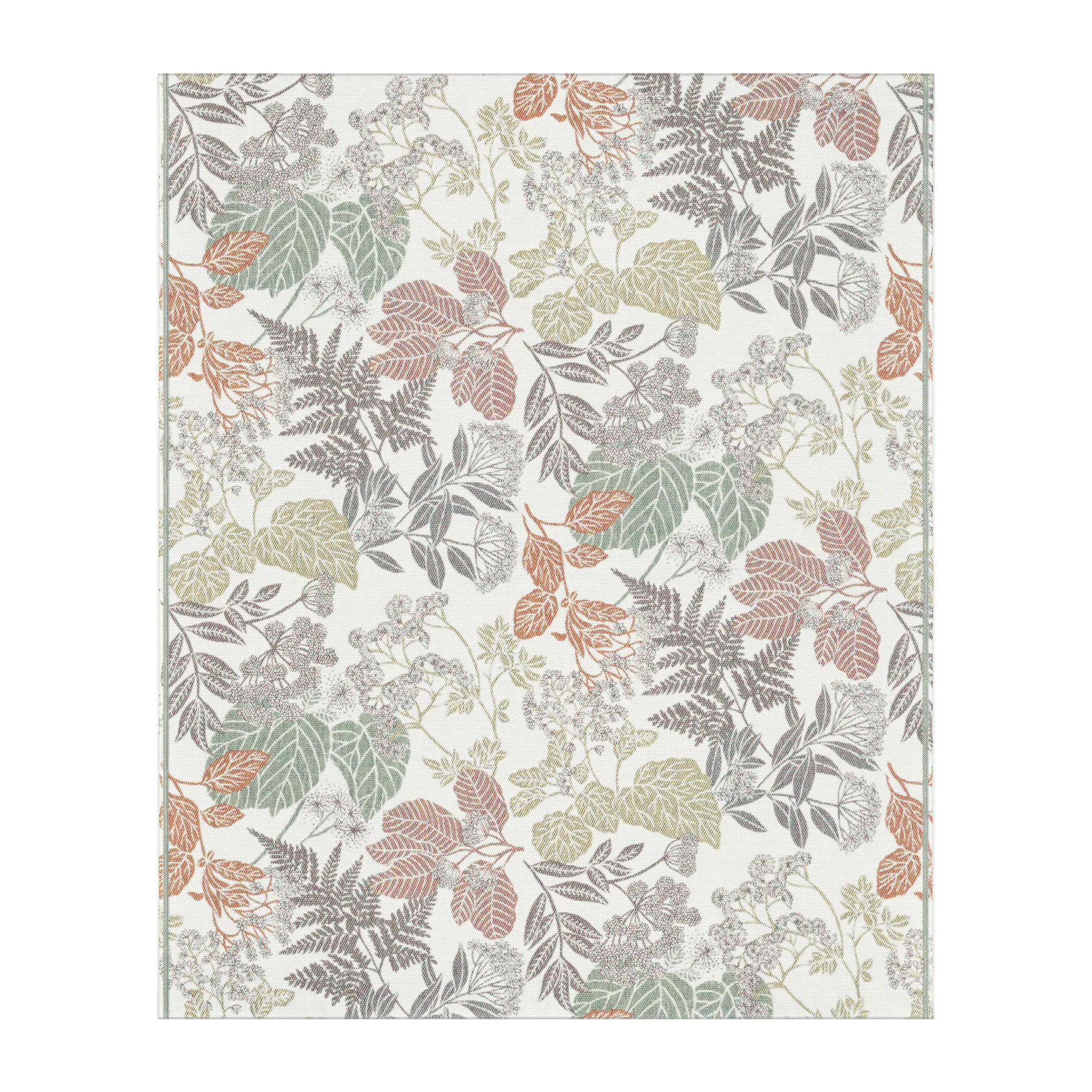 Herbstnatur Baumwolldecke 140 x 170cm, Braun Ekelund Linneväveri