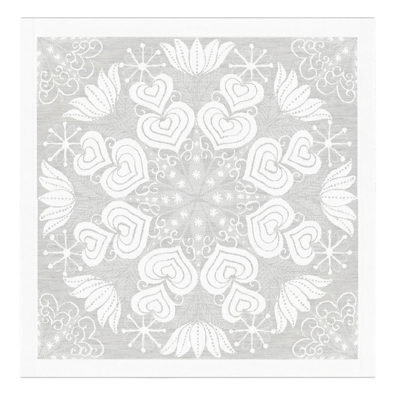 Hjärtbo Serviette 35 x 35cm, Grau Ekelund Linneväveri