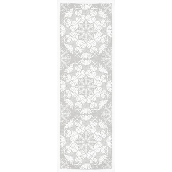 Hjärtbo Tischläufer 50 x 150cm - Grau - Ekelund Linneväveri