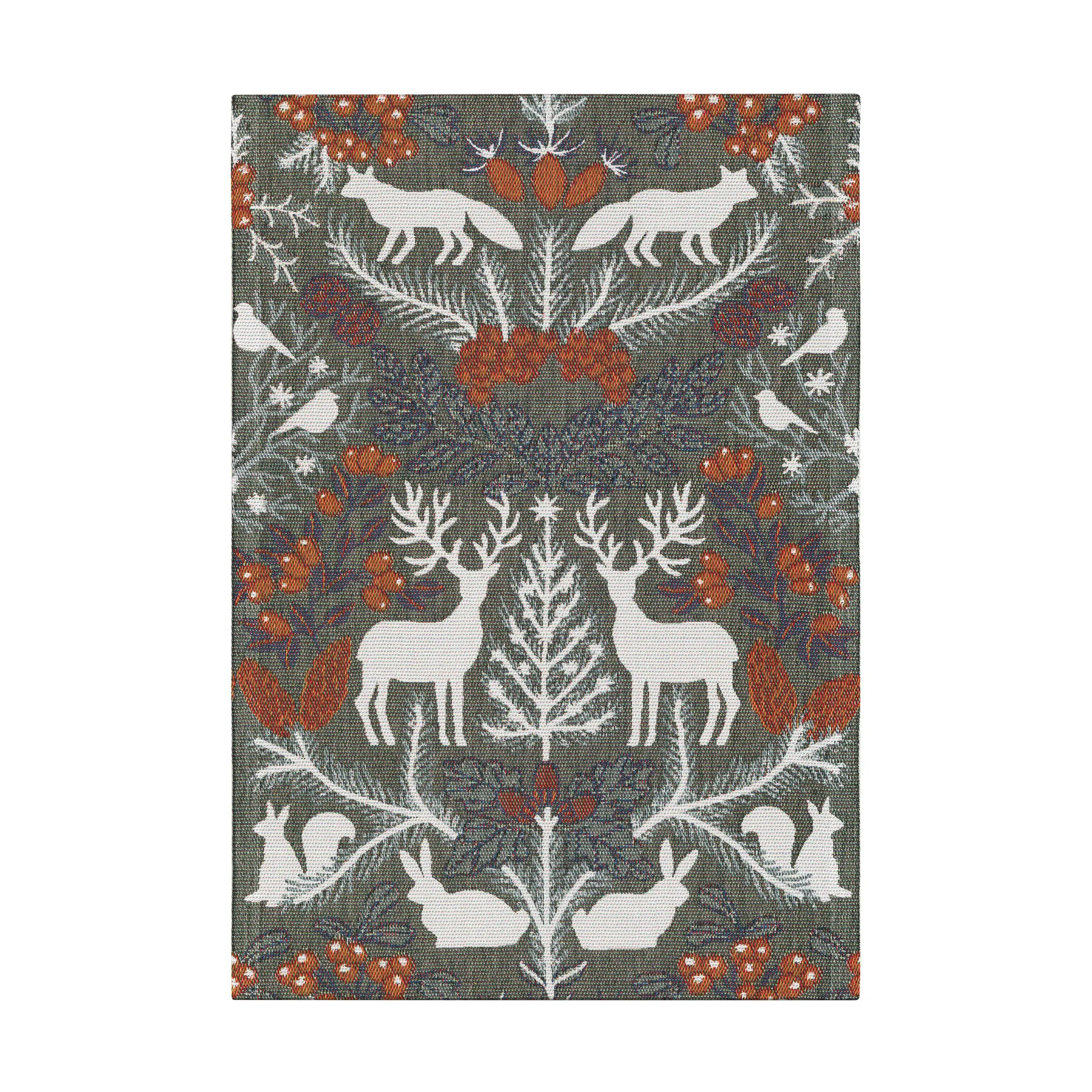 Hjortnäs Geschirrtuch 35x50 cm, Grau Ekelund Linneväveri