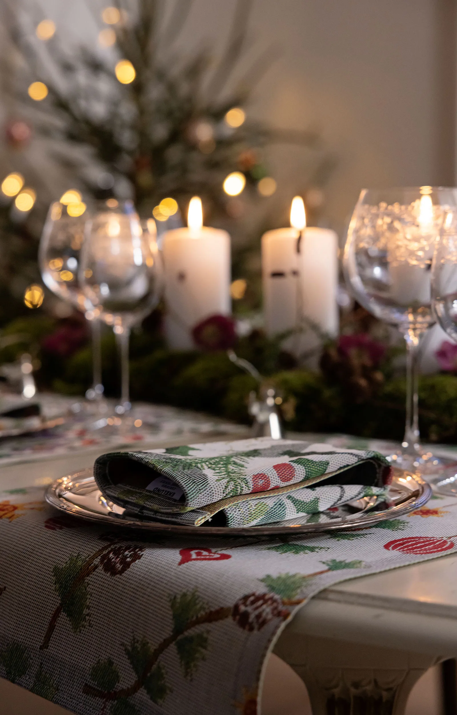 Julefröjd Tischset 35x48 cm, Multi Ekelund Linneväveri