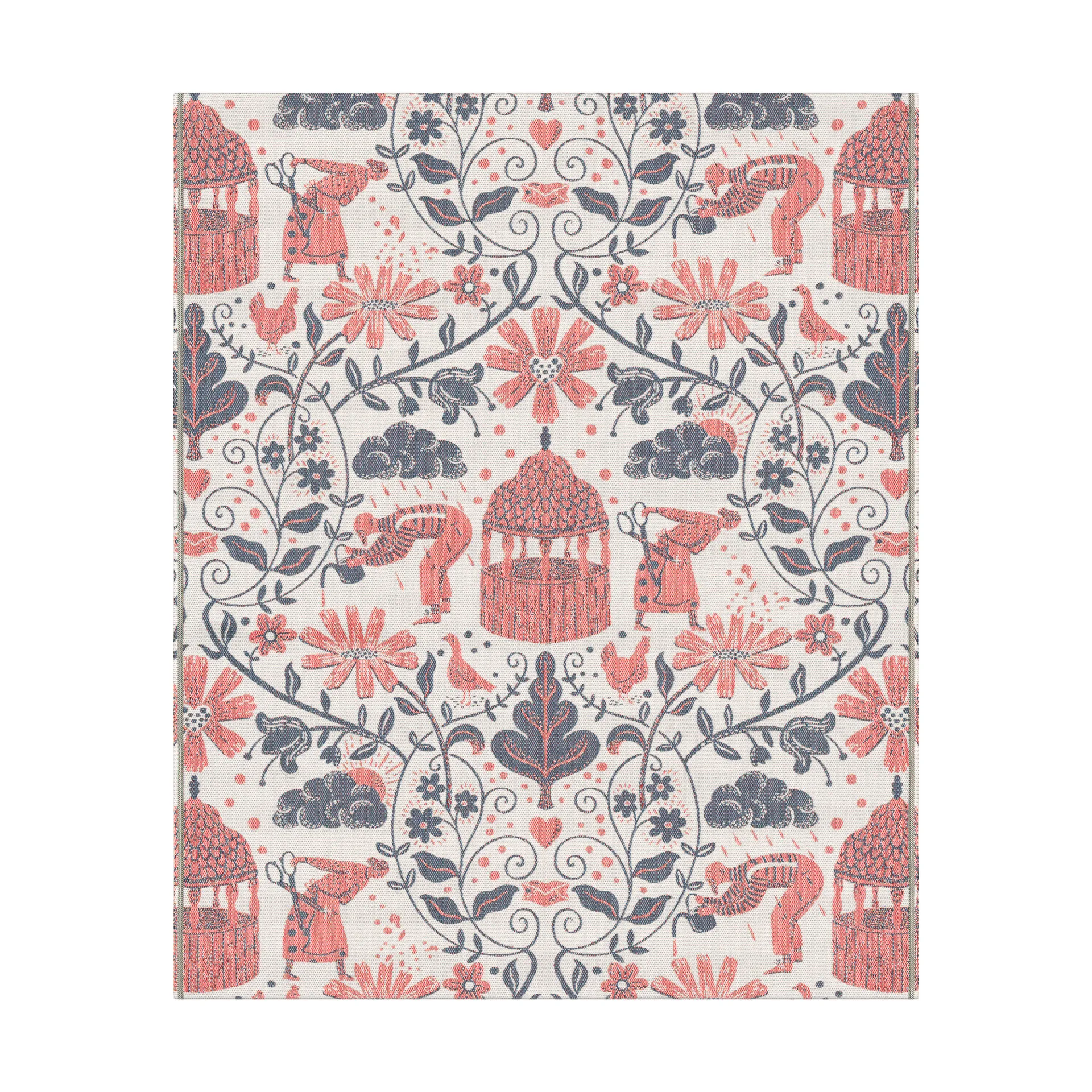 Kärleken Decke 140x170 cm, Multi Ekelund Linneväveri