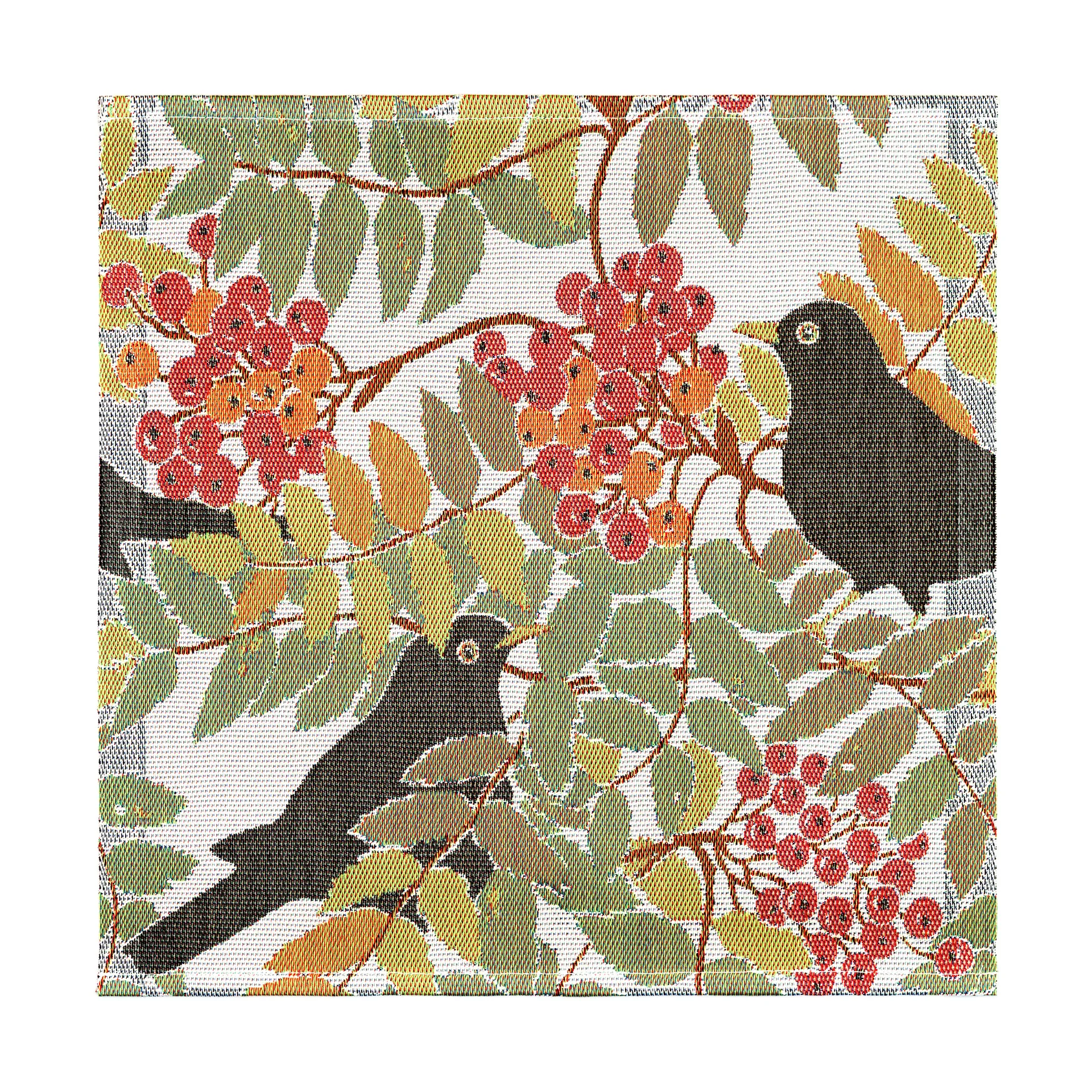 Koltrast Stoffserviette 35x35 cm, Multi Ekelund Linneväveri