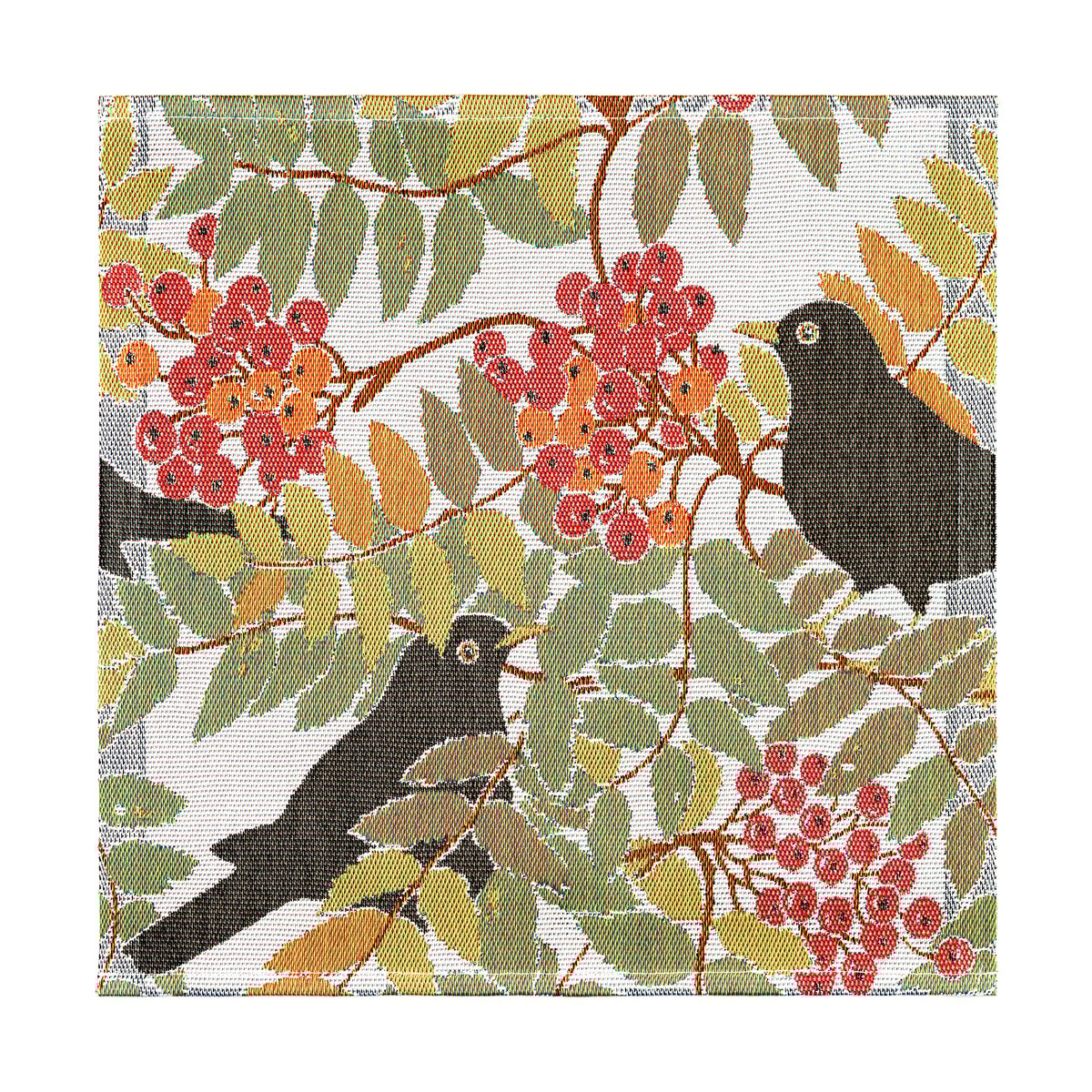 Ekelund Linneväveri Koltrast Stoffserviette 35x35 cm Multi