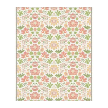 Krasse Baumwolldecke 140 x 170cm - Orange - Ekelund Linneväveri