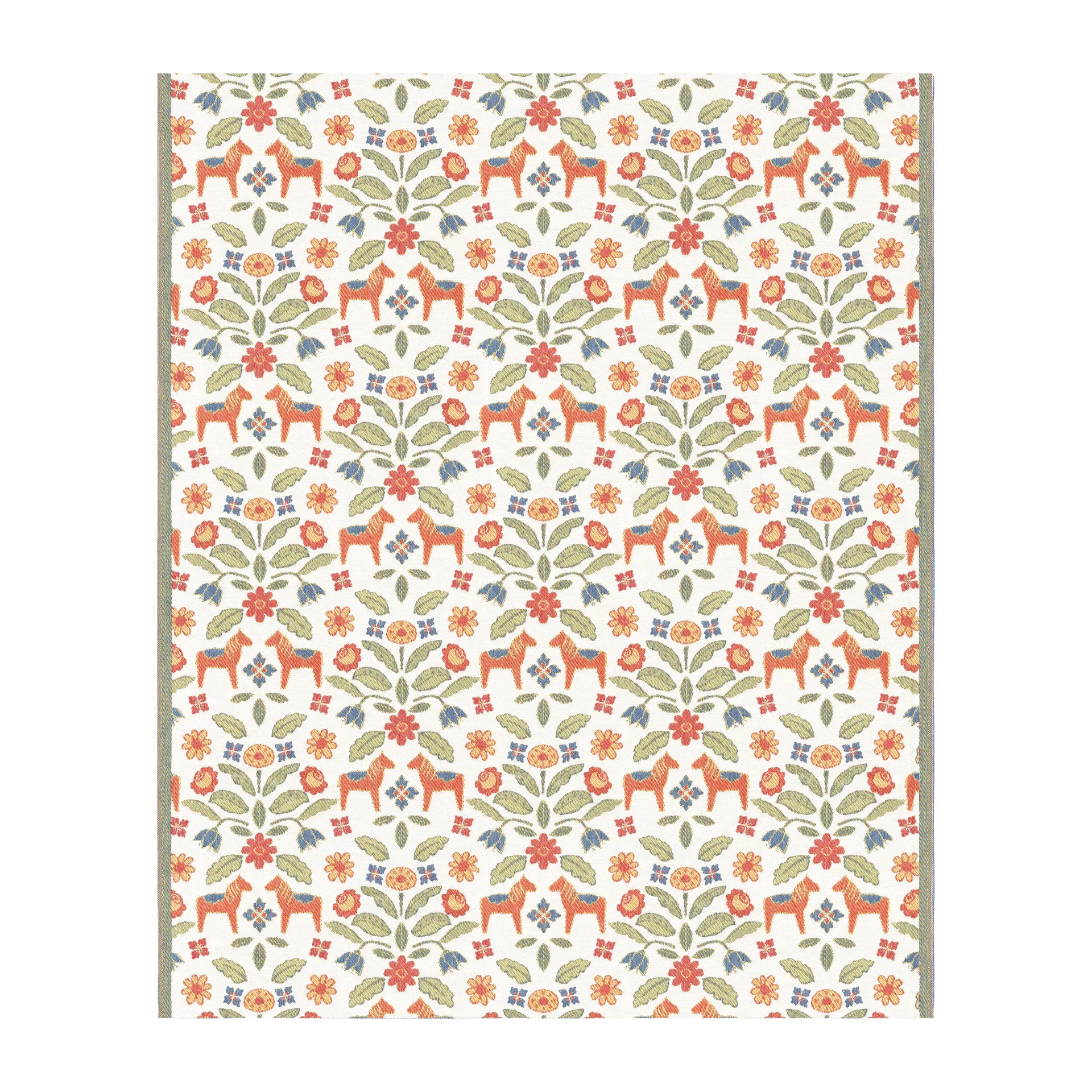 Kurbitsblom Baumwolldecke 140 x 170cm, Multi Ekelund Linneväveri