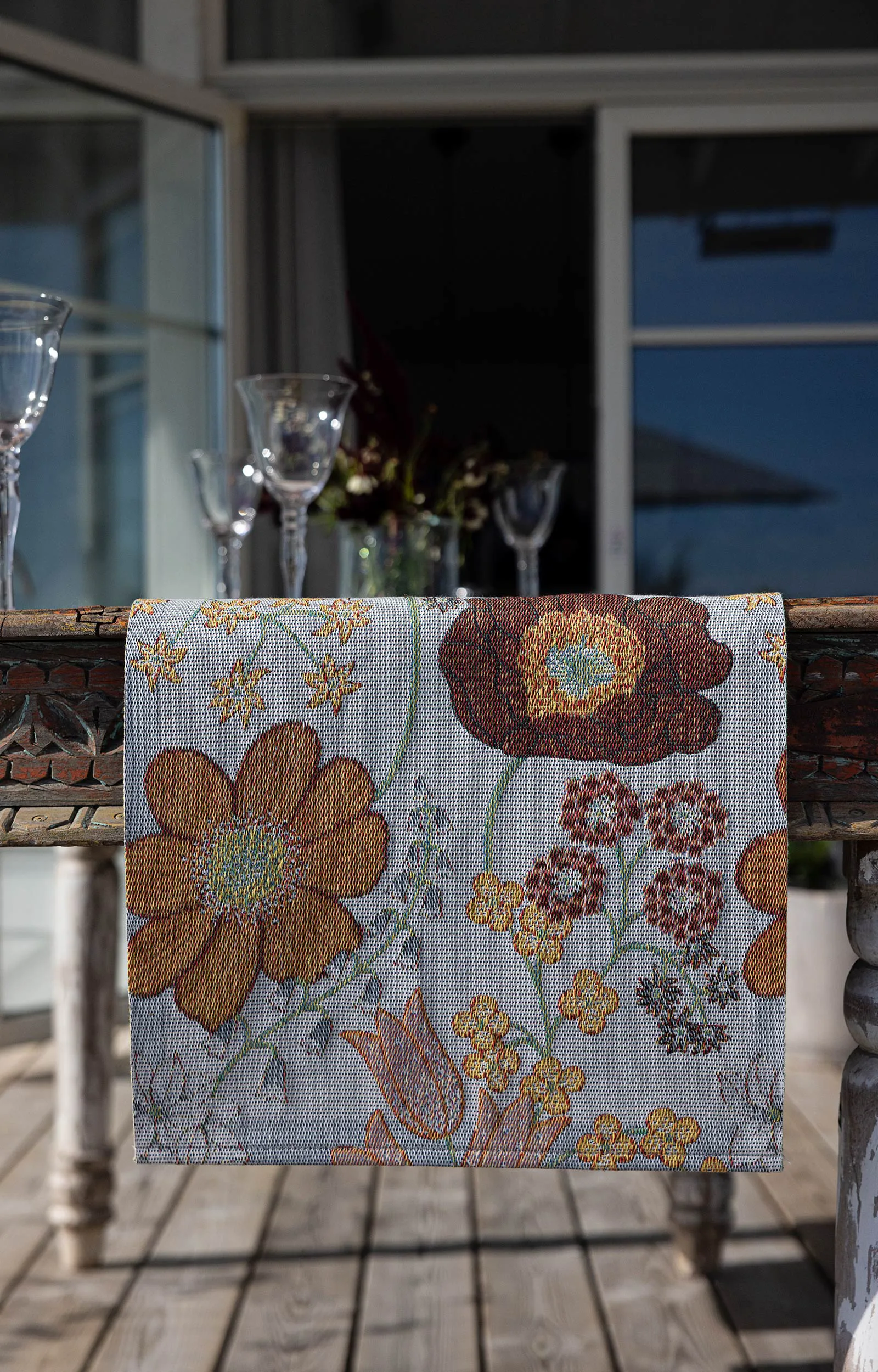 Kvällsblom Geschirrtuch 35x50 cm, Multi Ekelund Linneväveri