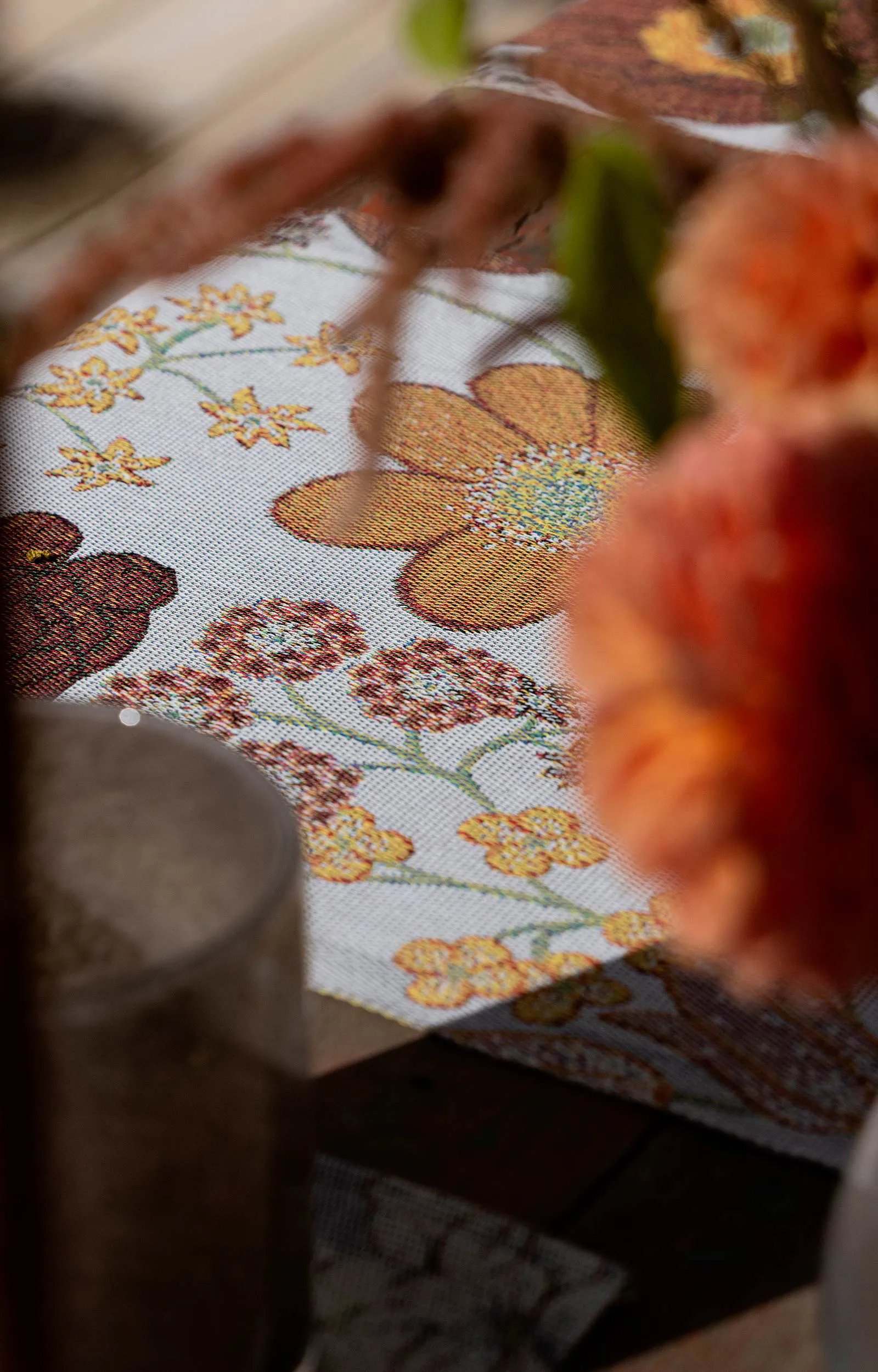 Kvällsblom Kissenbezug 40x40 cm, Multi Ekelund Linneväveri