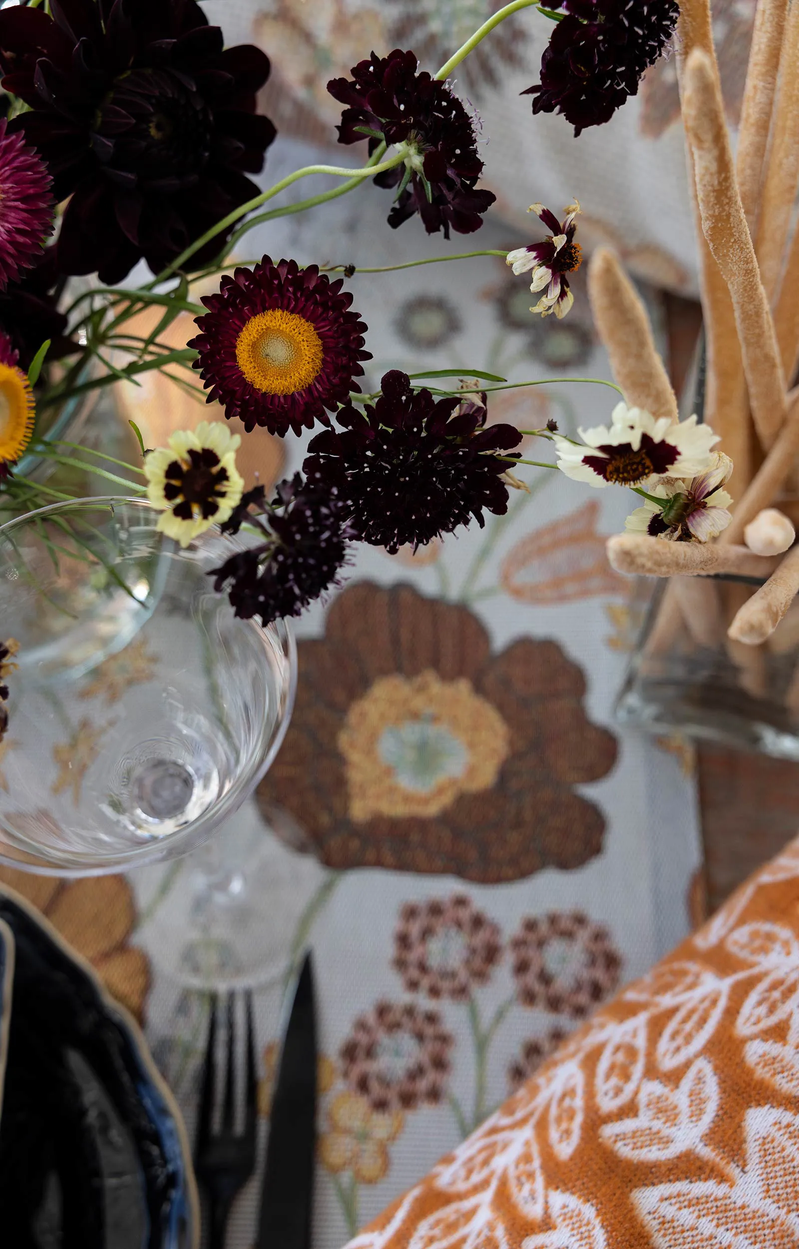 Kvällsblom Kissenbezug 40x40 cm, Multi Ekelund Linneväveri