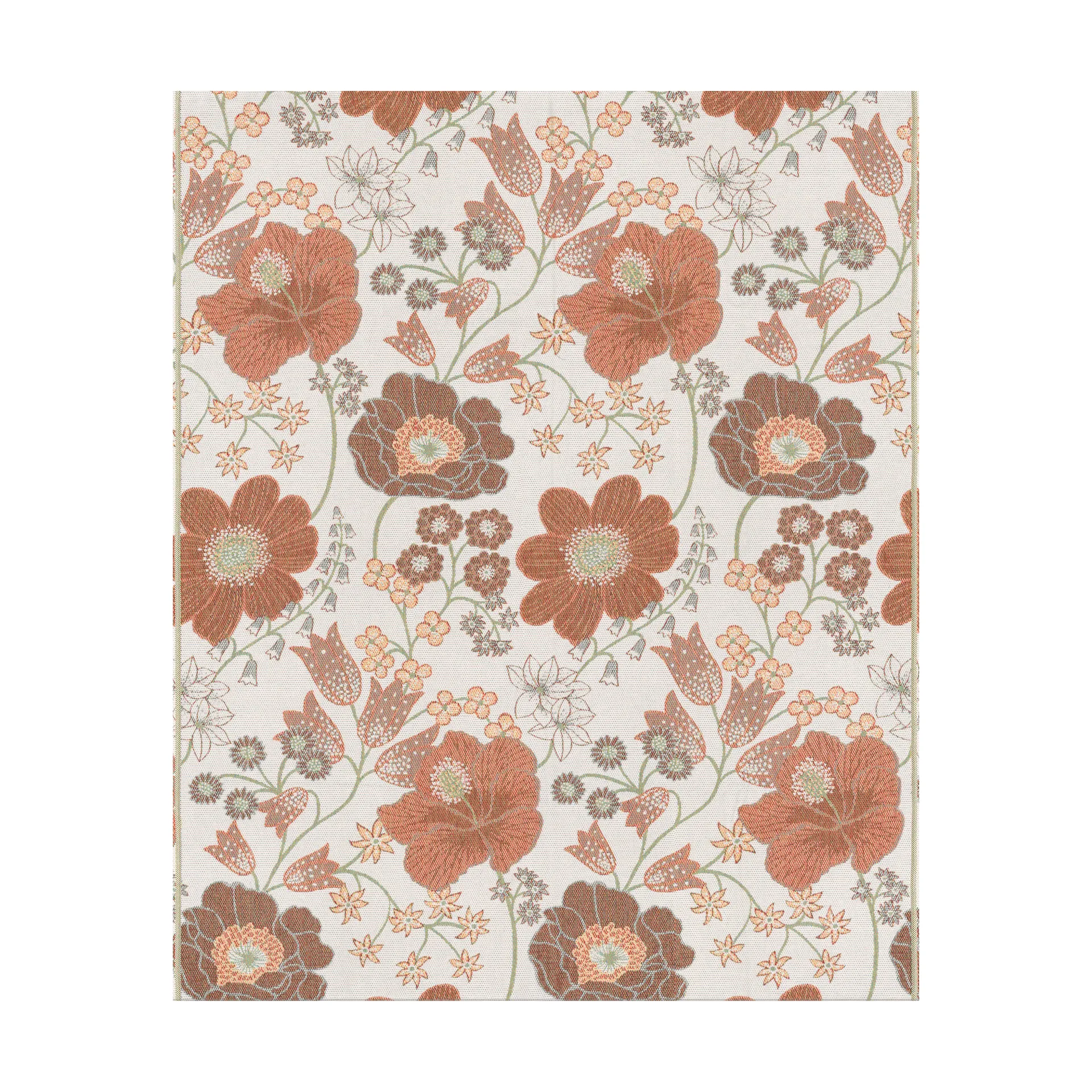 Kvällsblom Plaid 140x170 cm, Multi Ekelund Linneväveri