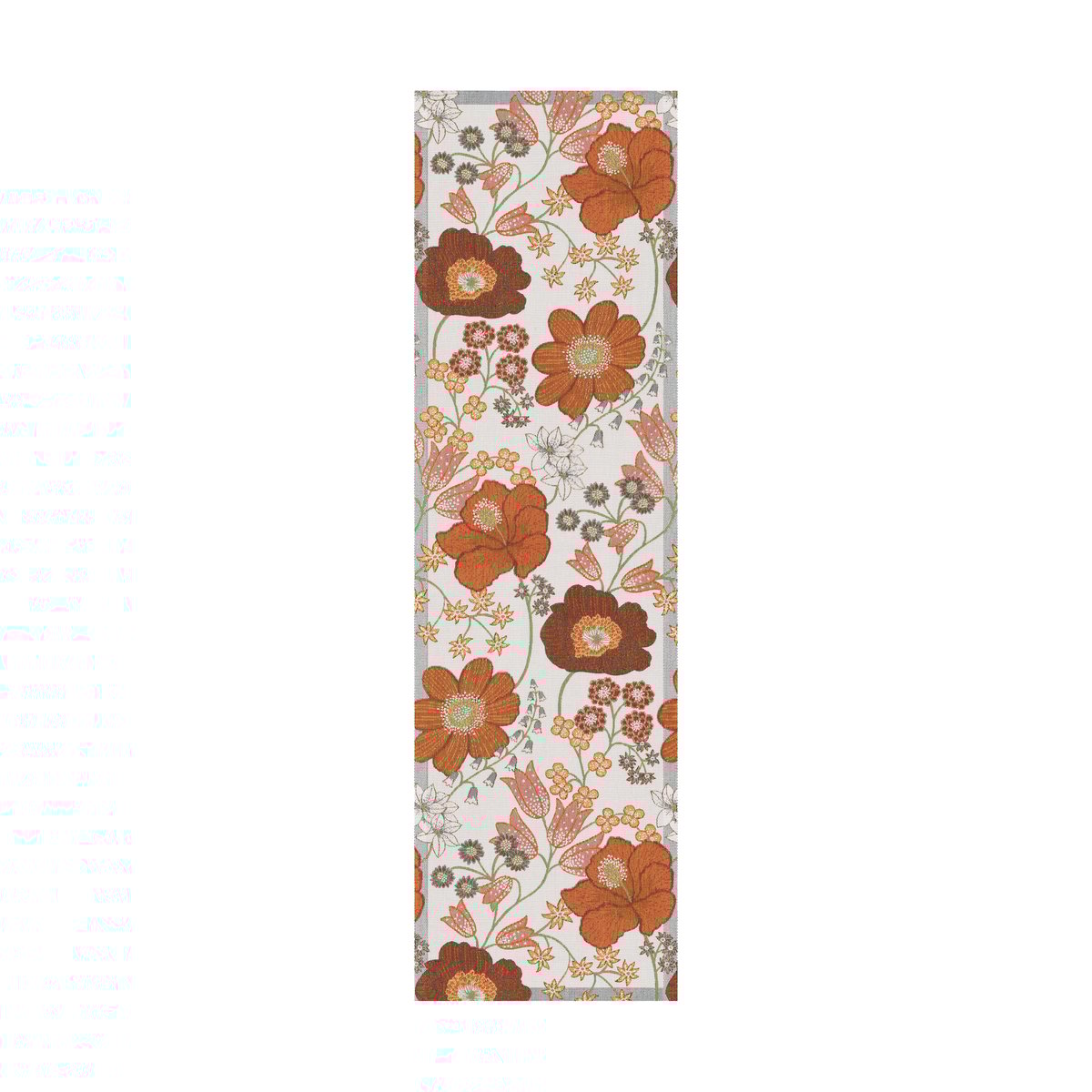 Ekelund Linneväveri Kvällsblom Tischläufer 35x120 cm Multi