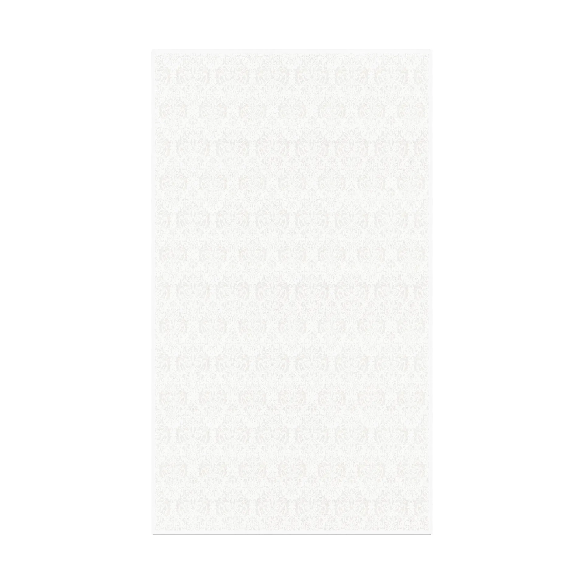 Medaljong Tischdecke 150x250 cm, Weiß Ekelund Linneväveri