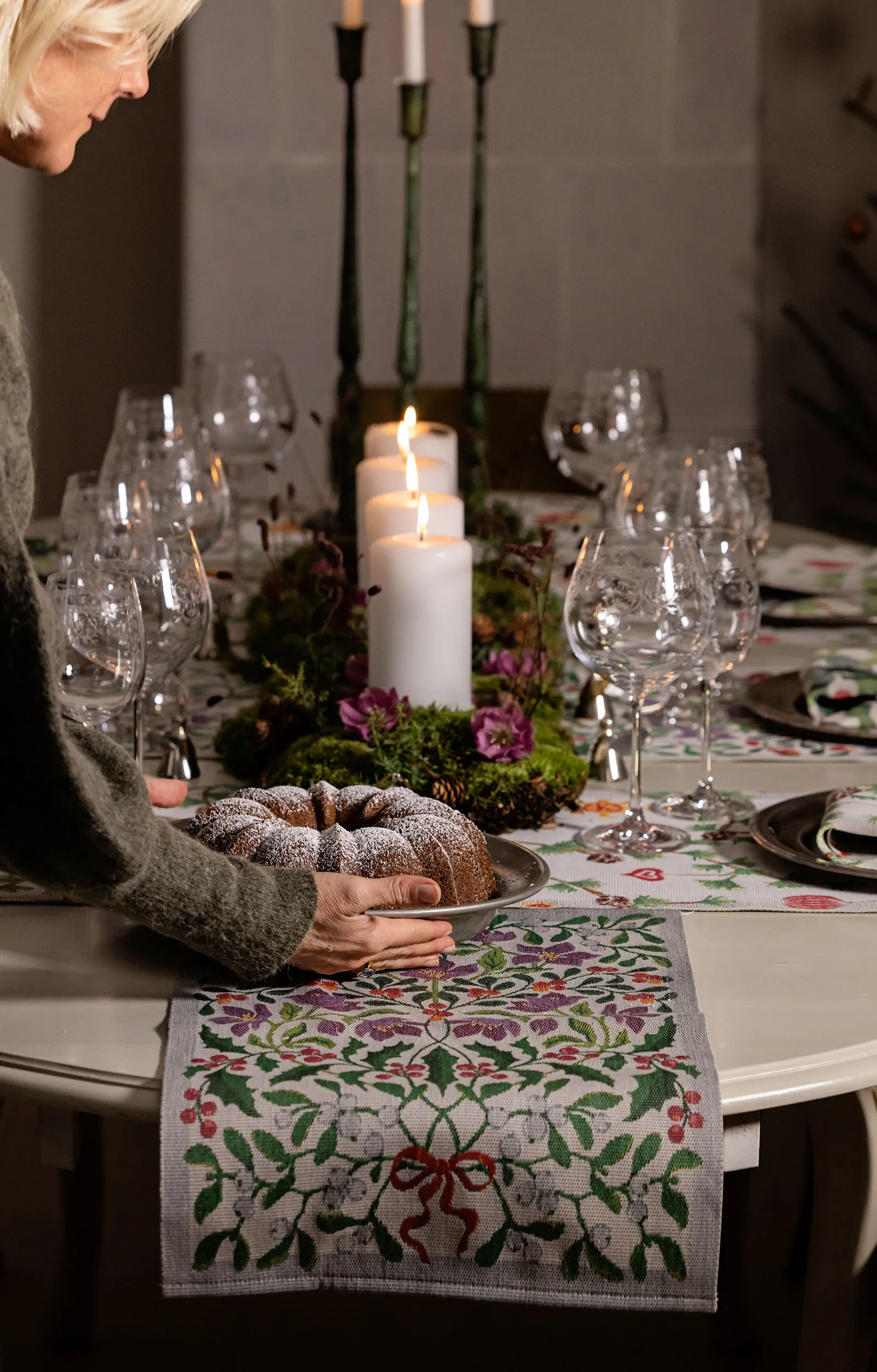 Mistelkvist Geschirrtuch 35x50 cm, Multi Ekelund Linneväveri