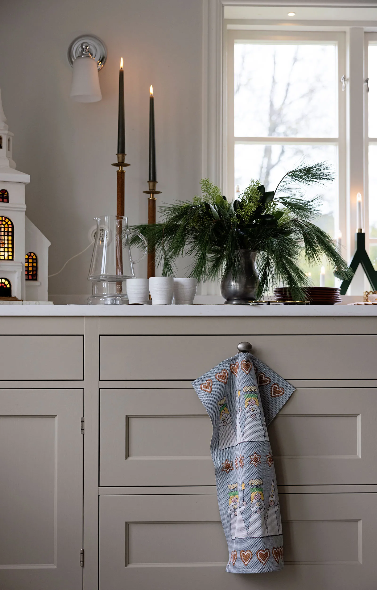 Mistelkvist Tischläufer 35x120 cm, Multi Ekelund Linneväveri