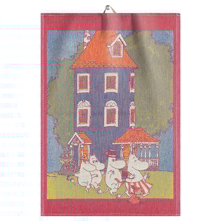 Mumin Geschirrtuch 35 x 50cm - Moomin house - Ekelund Linneväveri