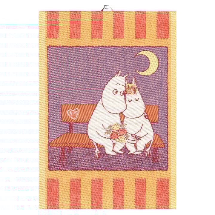 Mumin Geschirrtuch 35 x 50cm - Sweethearts - Ekelund Linneväveri