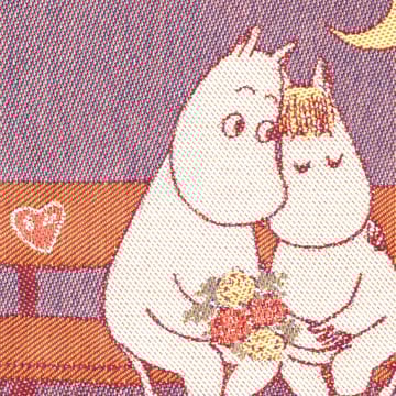 Mumin Geschirrtuch 35 x 50cm - Sweethearts - Ekelund Linneväveri