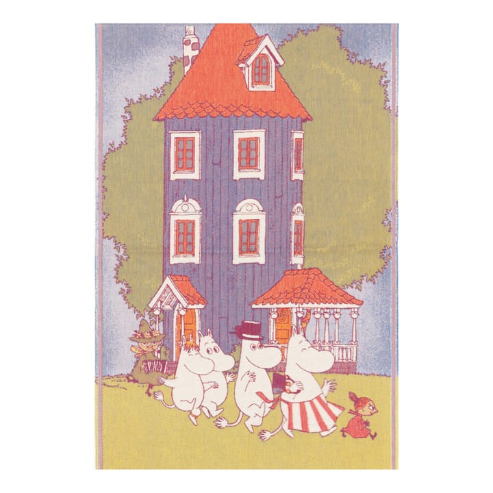 Mumin Kinderdecke 72 x 105cm, Moomin house Ekelund Linneväveri