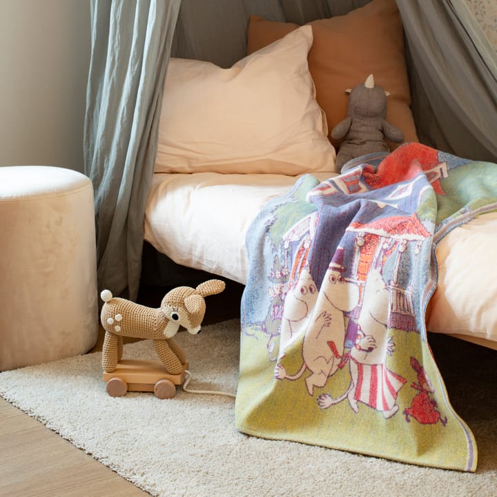 Mumin Kinderdecke 72 x 105cm, Moomin house Ekelund Linneväveri