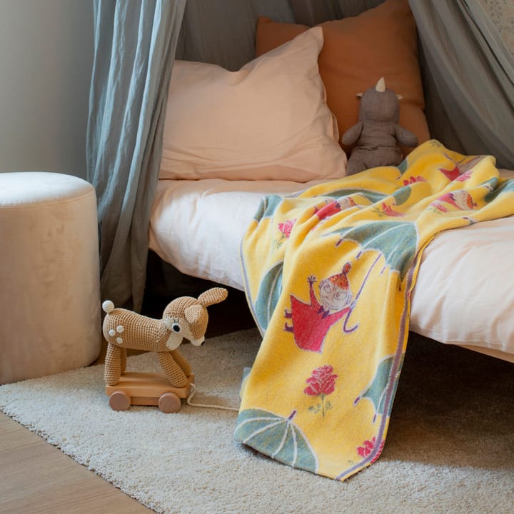 Mumin Kinderdecke 72 x 105cm, Umbrella Ekelund Linneväveri