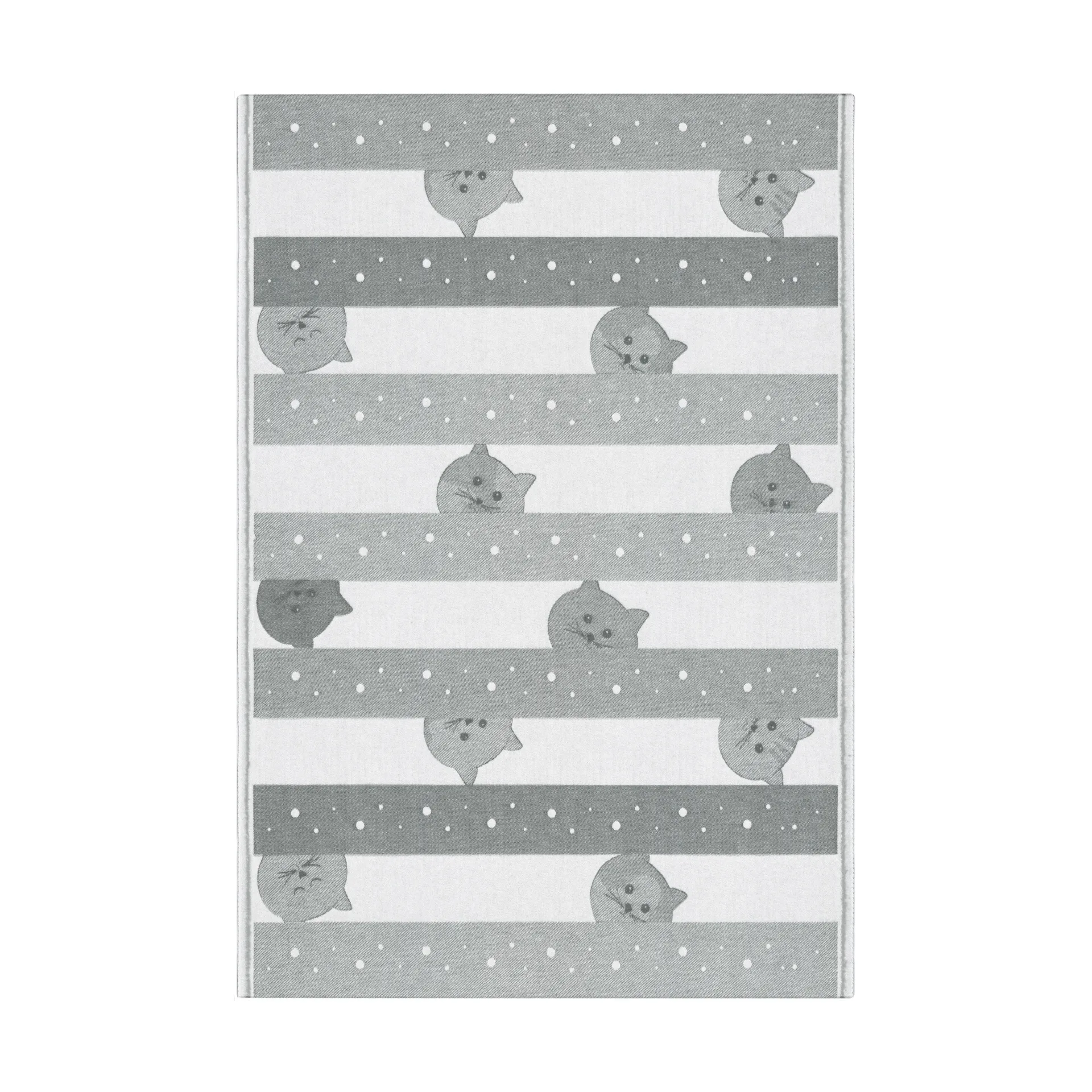 Peekaboo Babydecke 72x105 cm, Grau Ekelund Linneväveri