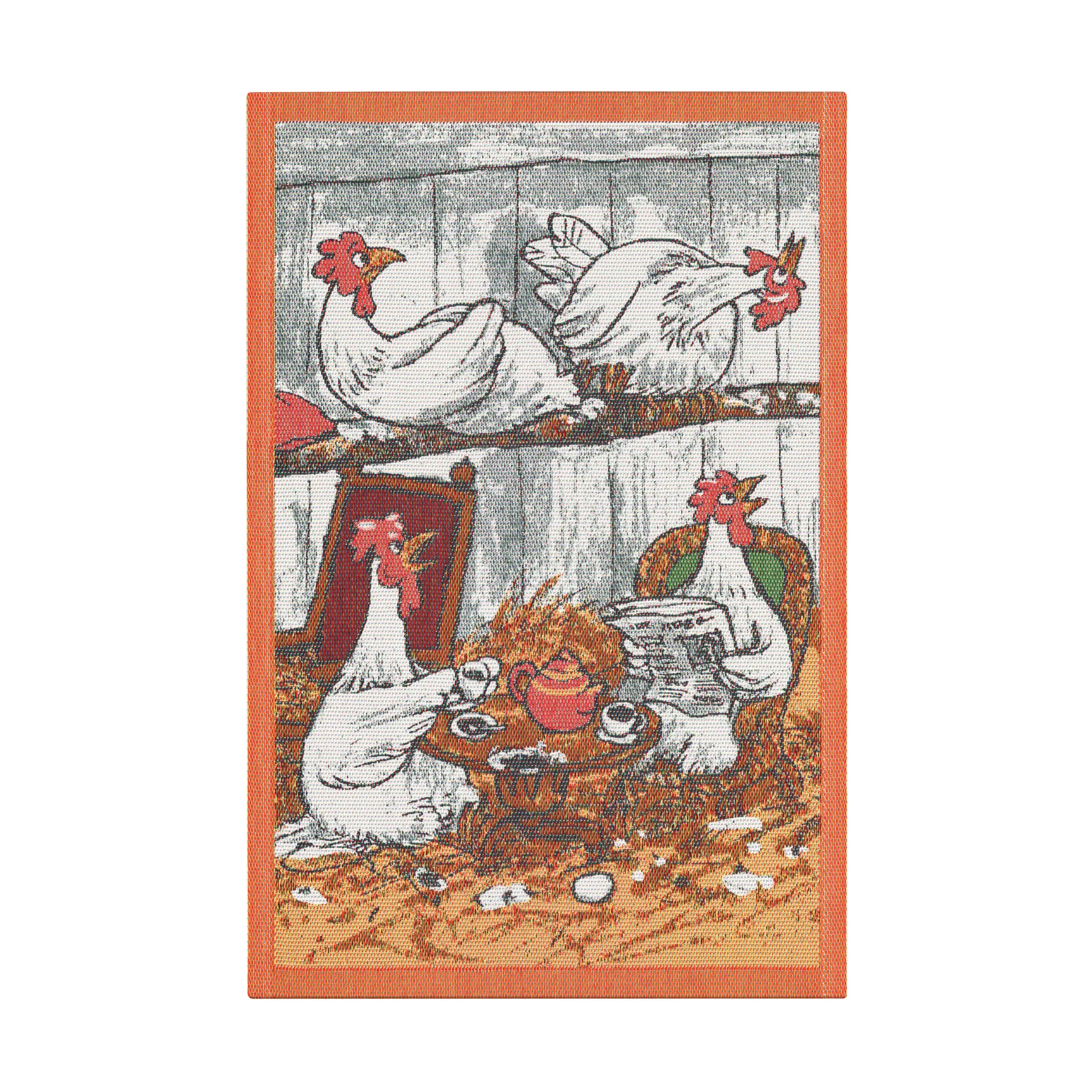 Pettson & Findus Geschirrtuch multi 40x60 cm, Kaffeeklatsch Ekelund Linneväveri