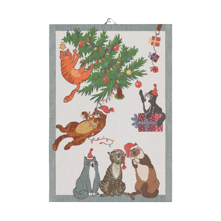 Purr-fect Christmas Geschirrtuch 35x50 cm, Multi Ekelund Linneväveri