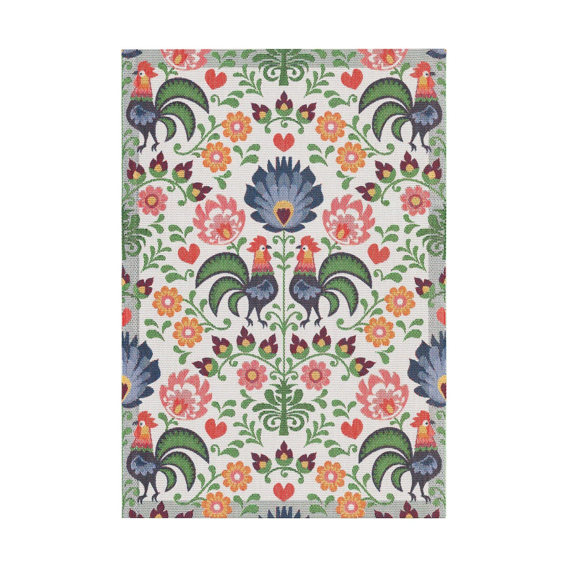 Rooster Geschirrtuch 35x50 cm, Multi Ekelund Linneväveri