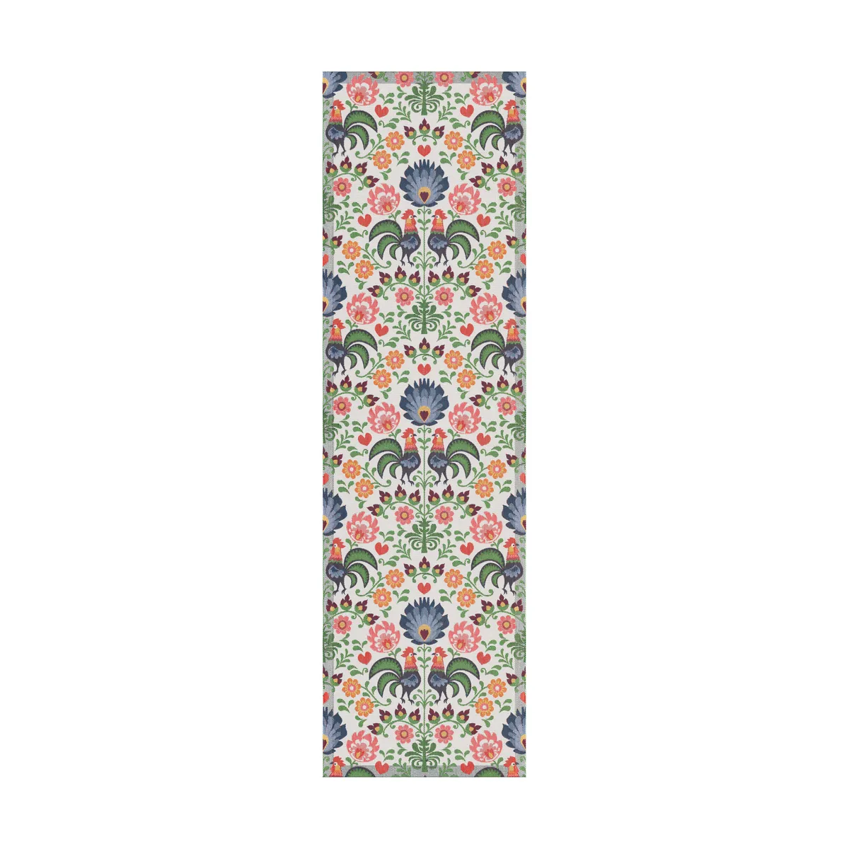 Ekelund Linneväveri Rooster Tischläufer 35x120 cm Multi