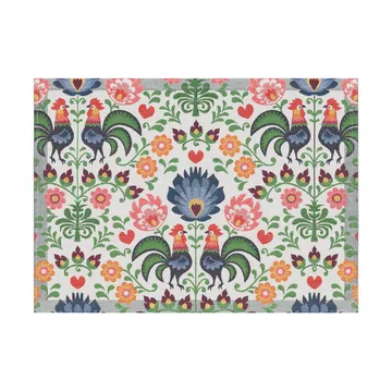 Rooster Tischset 35x48 cm - Multi - Ekelund Linneväveri