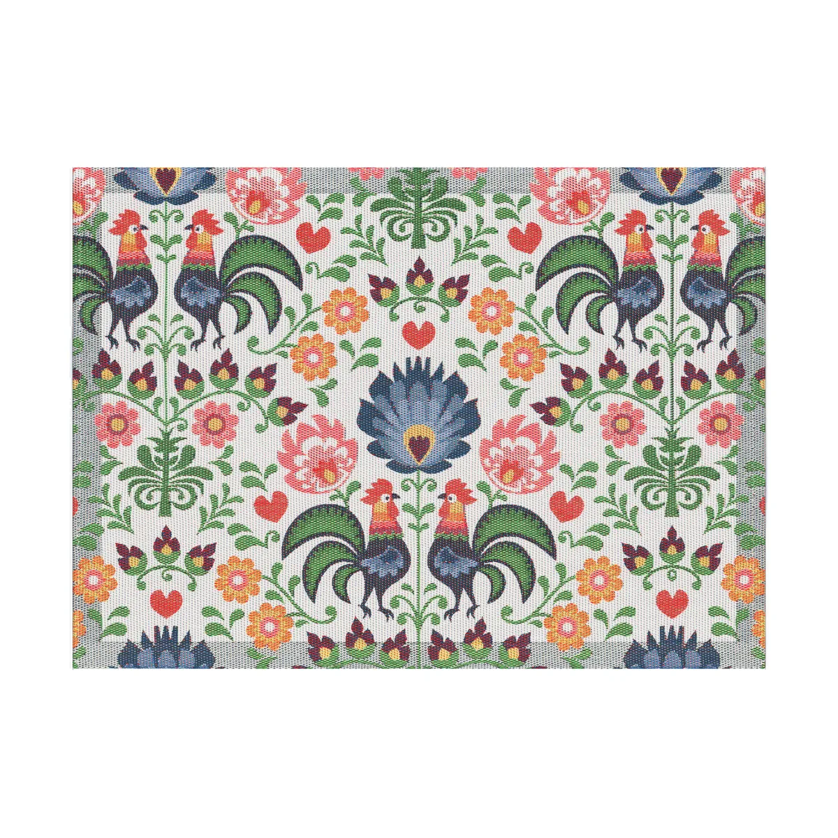 Ekelund Linneväveri Rooster Tischset 35x48 cm Multi