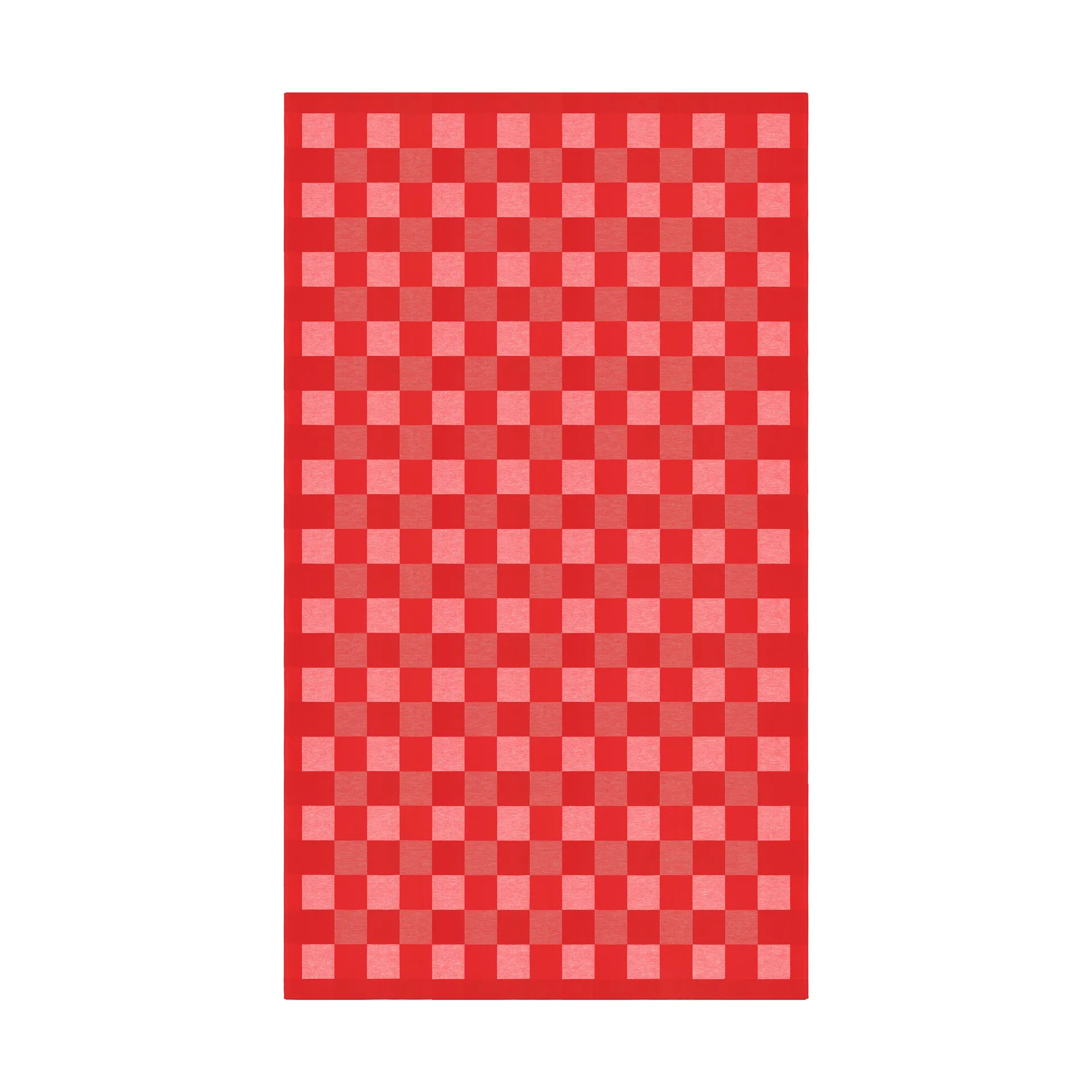 Schack Tischdecke rot, 150 x 350cm Ekelund Linneväveri