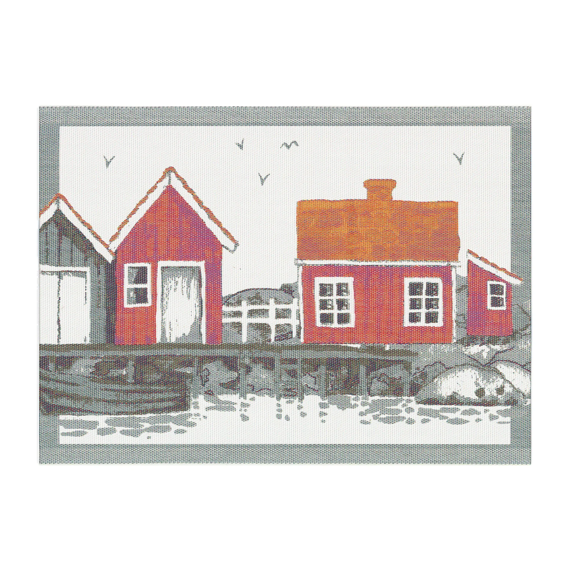 Signe Platzdecke 35 x 48cm, Multi Ekelund Linneväveri