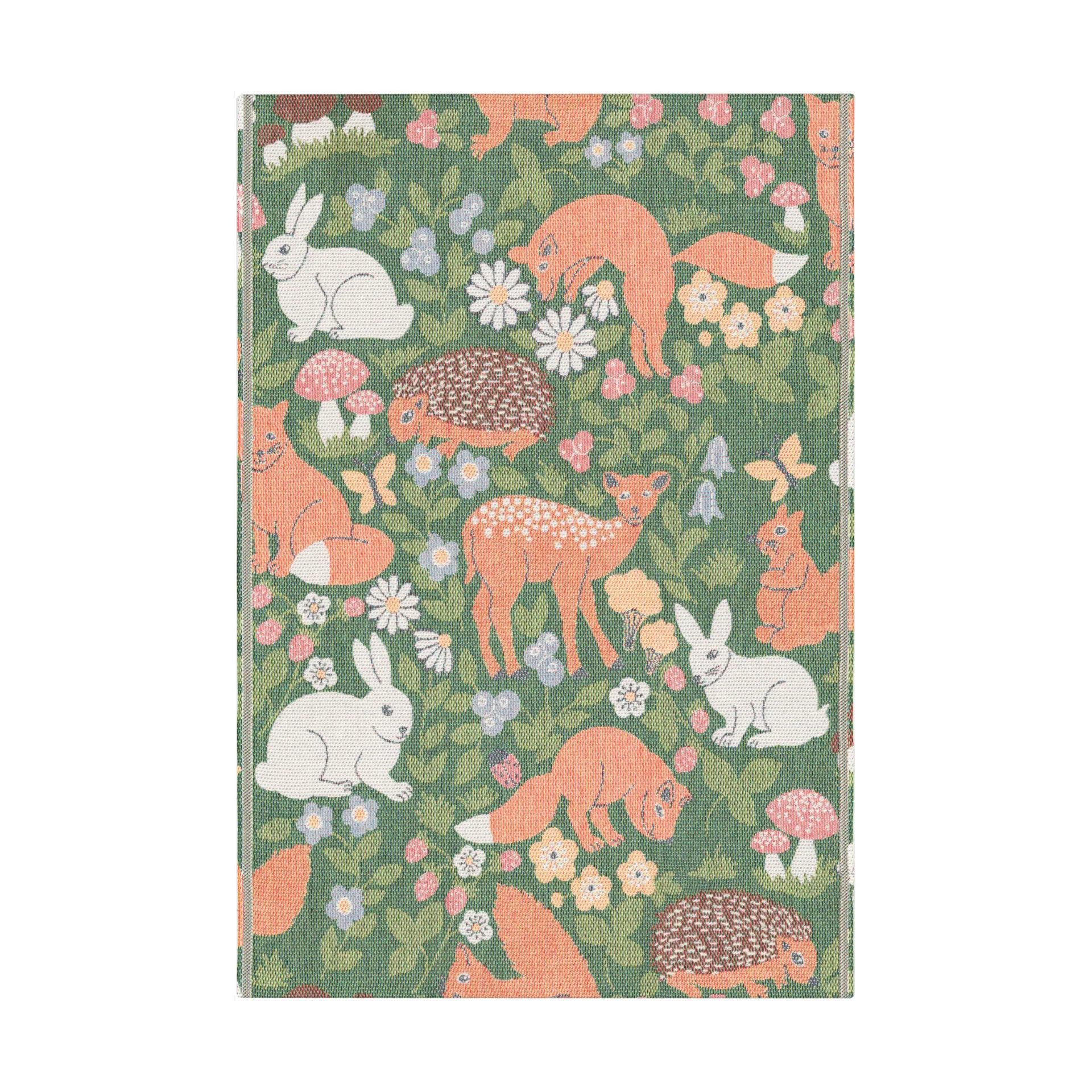 Skogslek Babydecke 72x105 cm, Multi Ekelund Linneväveri