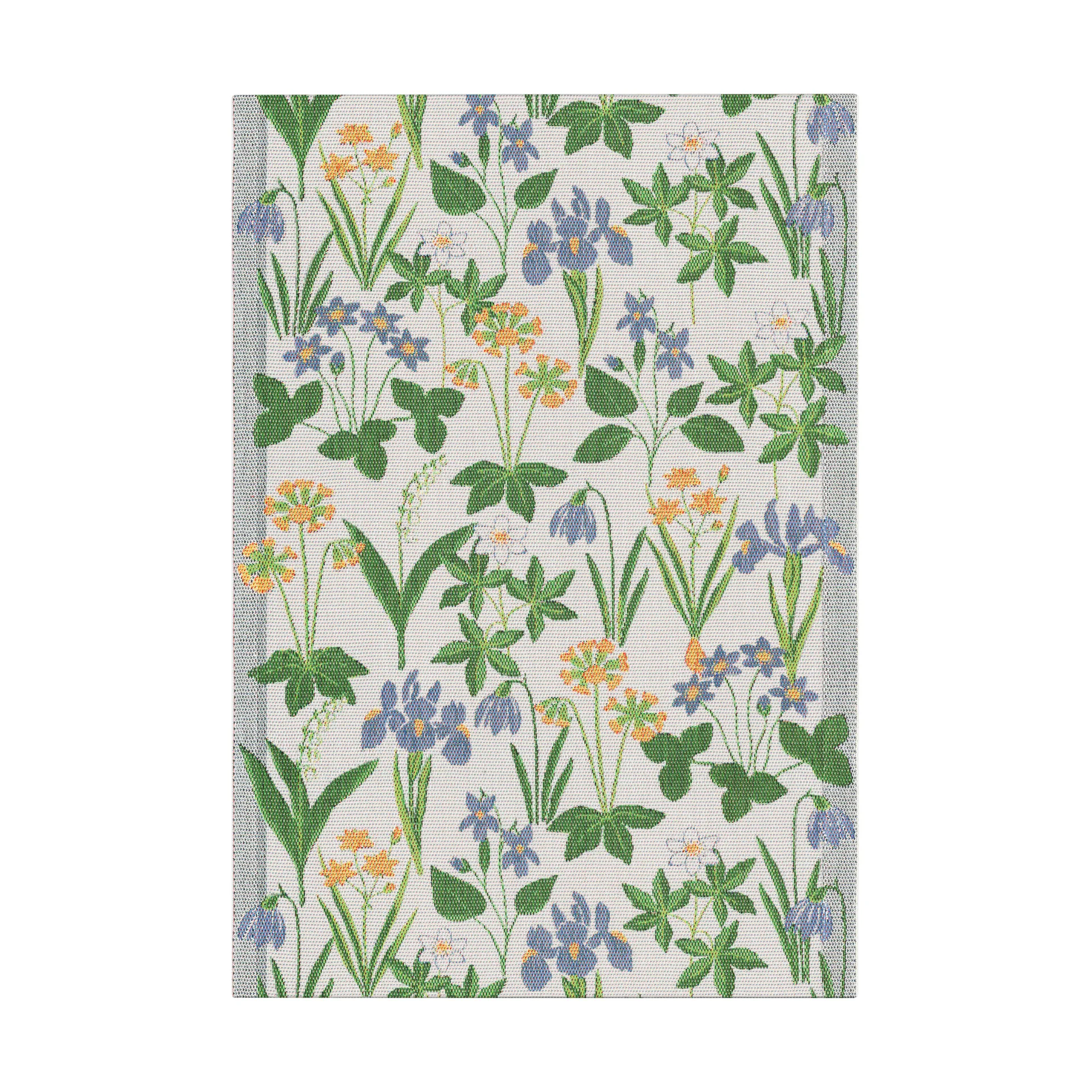 Solblå Geschirrtuch 35x50 cm, Multi Ekelund Linneväveri