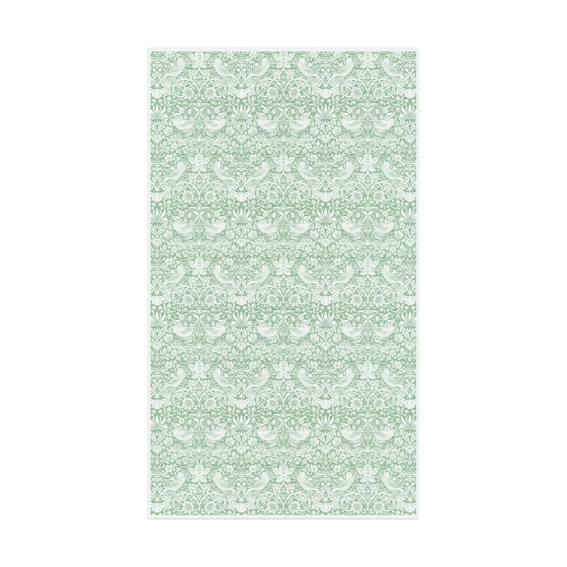 Strawberry Thief Tischdecke 150x250 cm, Grün Ekelund Linneväveri