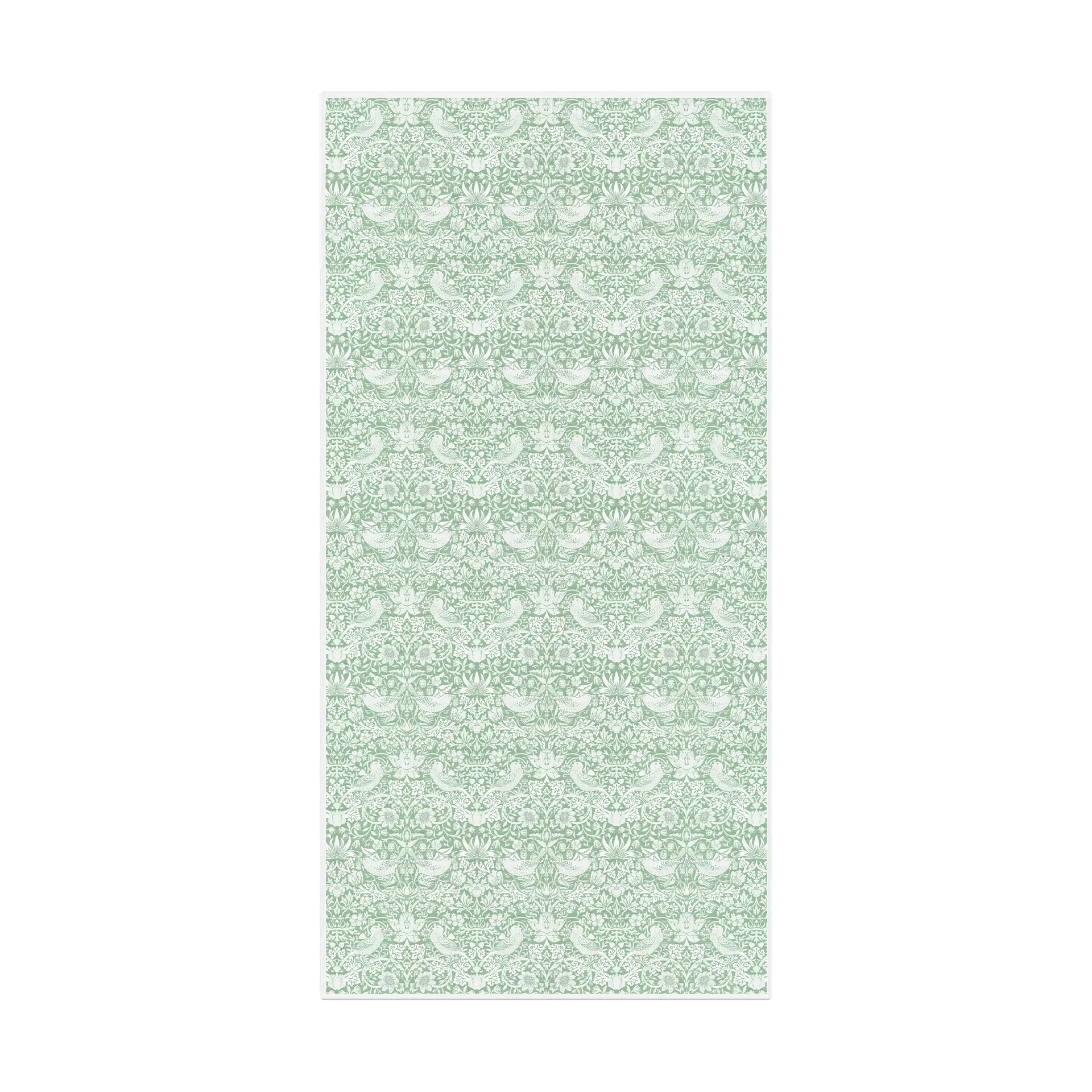 Strawberry Thief Tischdecke 150x300 cm, Grün Ekelund Linneväveri